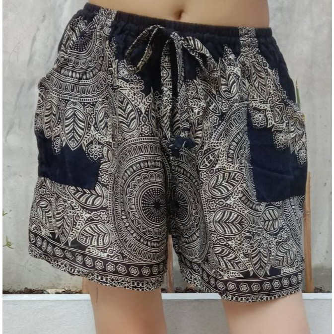 Elephant print Thai pants shorts - Image 16