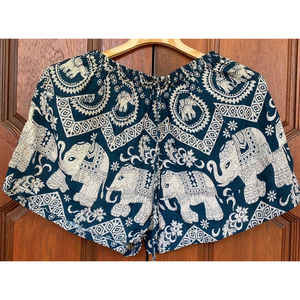 Elephant print Thai pants shorts - Image 18